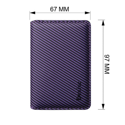 RFID Magnetic Slim Credit Card Bag（Purple）