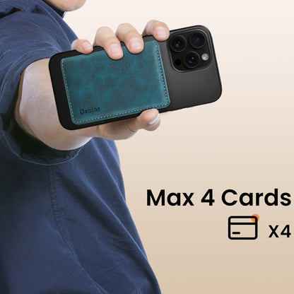 RFID Magnetic Slim Credit Card Bag（Blue）