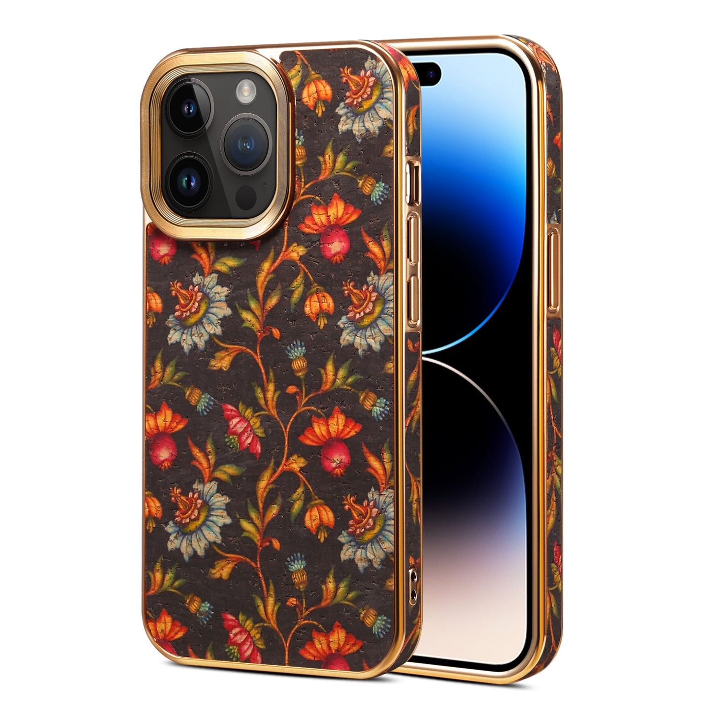 Floral Electroplated Phone Case