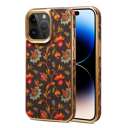 Floral Electroplated Phone Case
