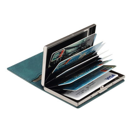 PU Skin-Feel Accordion Magnetic Card Case
