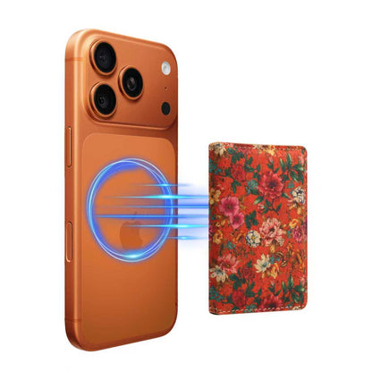 Cork Printed Magnetic Card Holder