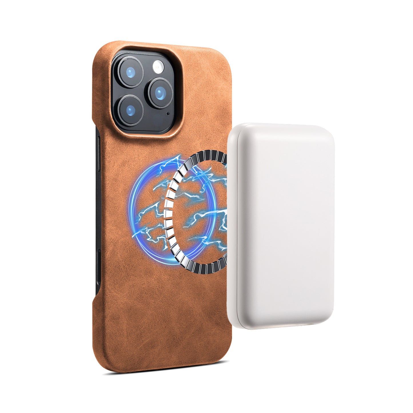 PU Retro Faux Leather Texture Magnetic Phone Case