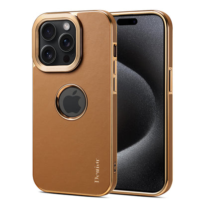 Fragrant Calfskin Electroplated Phone Case