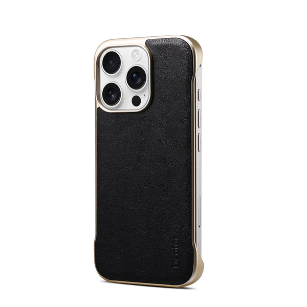 Genuine Leather Borderless Magnetic Phone Case