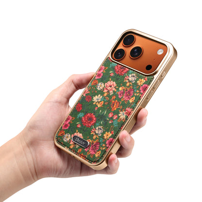 Butterfly Printed Magnetic Electroplated Phone Case