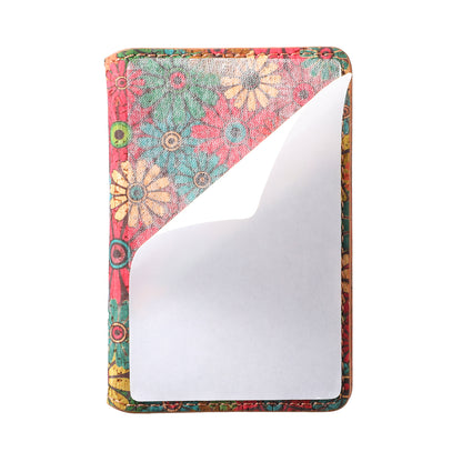 Glue Bifold Cork Card Holder - Floral