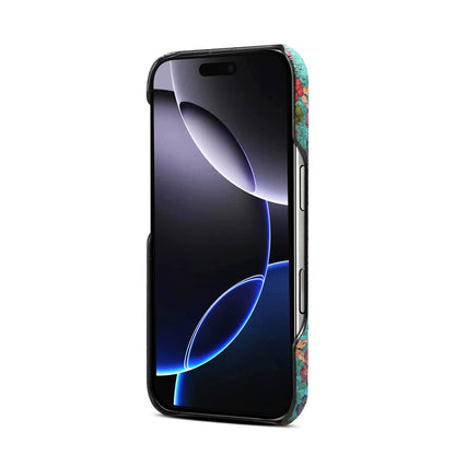 Butterfly Wooden PC Case For iPhone (Half-Cover)