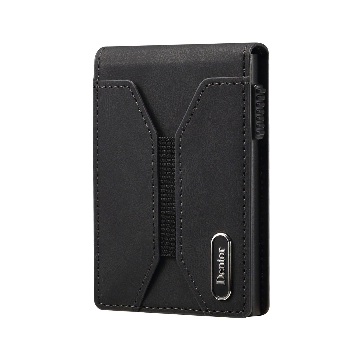 PU Leather 4 Card Slots Magsafe fold Pop Wallet
