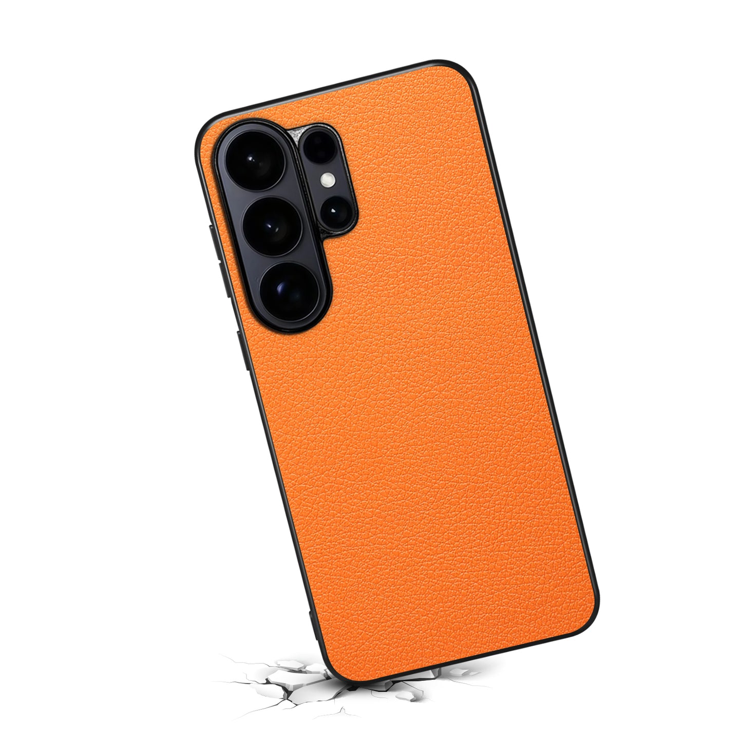 PU Faux Leather Litchi Texture Phone Case Back Cover (For Samsung)