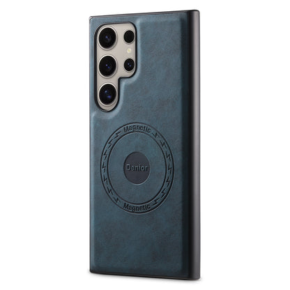 PU Retro Faux Leather Texture Magnetic Phone Case (For Samsung)