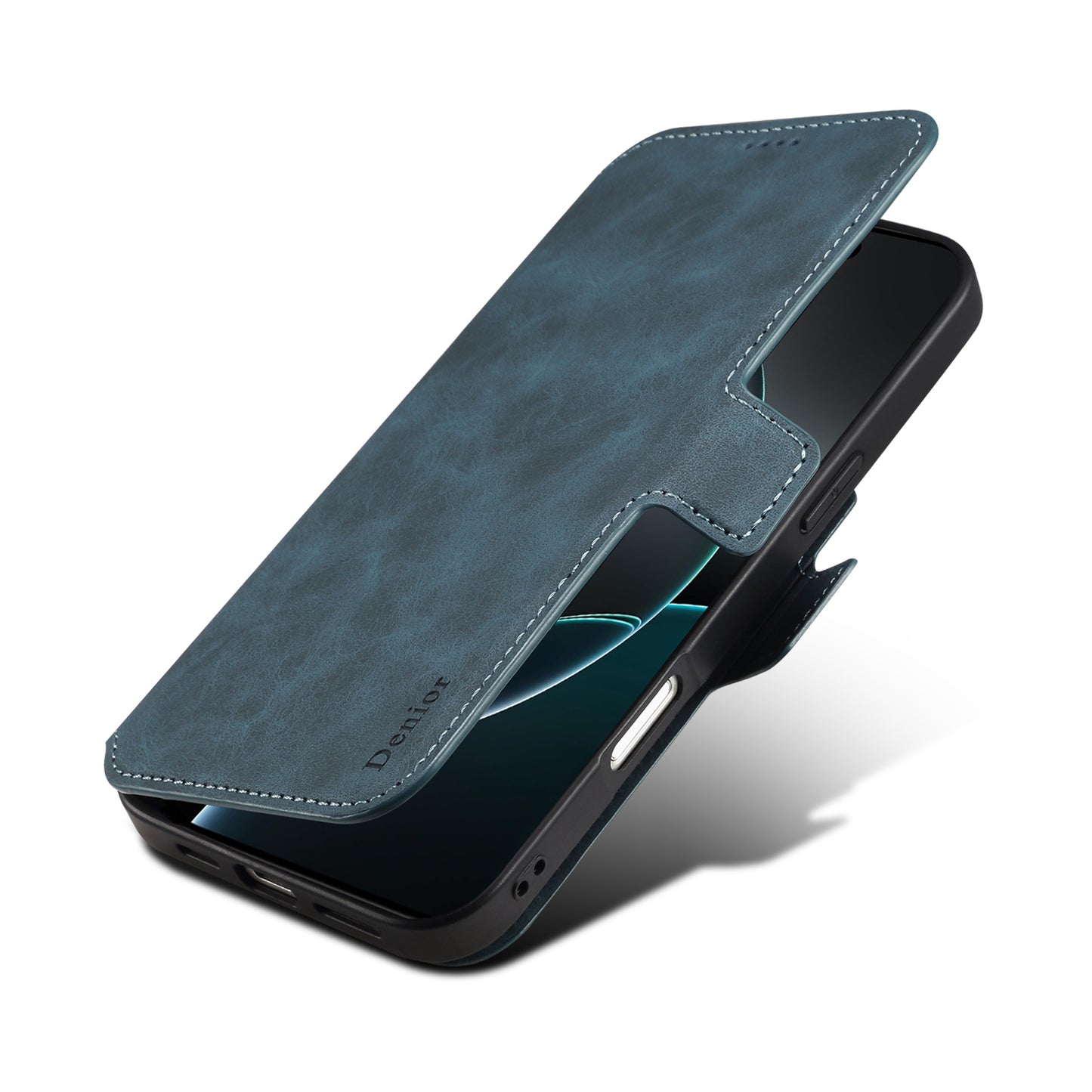 PU Retro Faux Leather Pattern Magnetic Wallet Phone Case