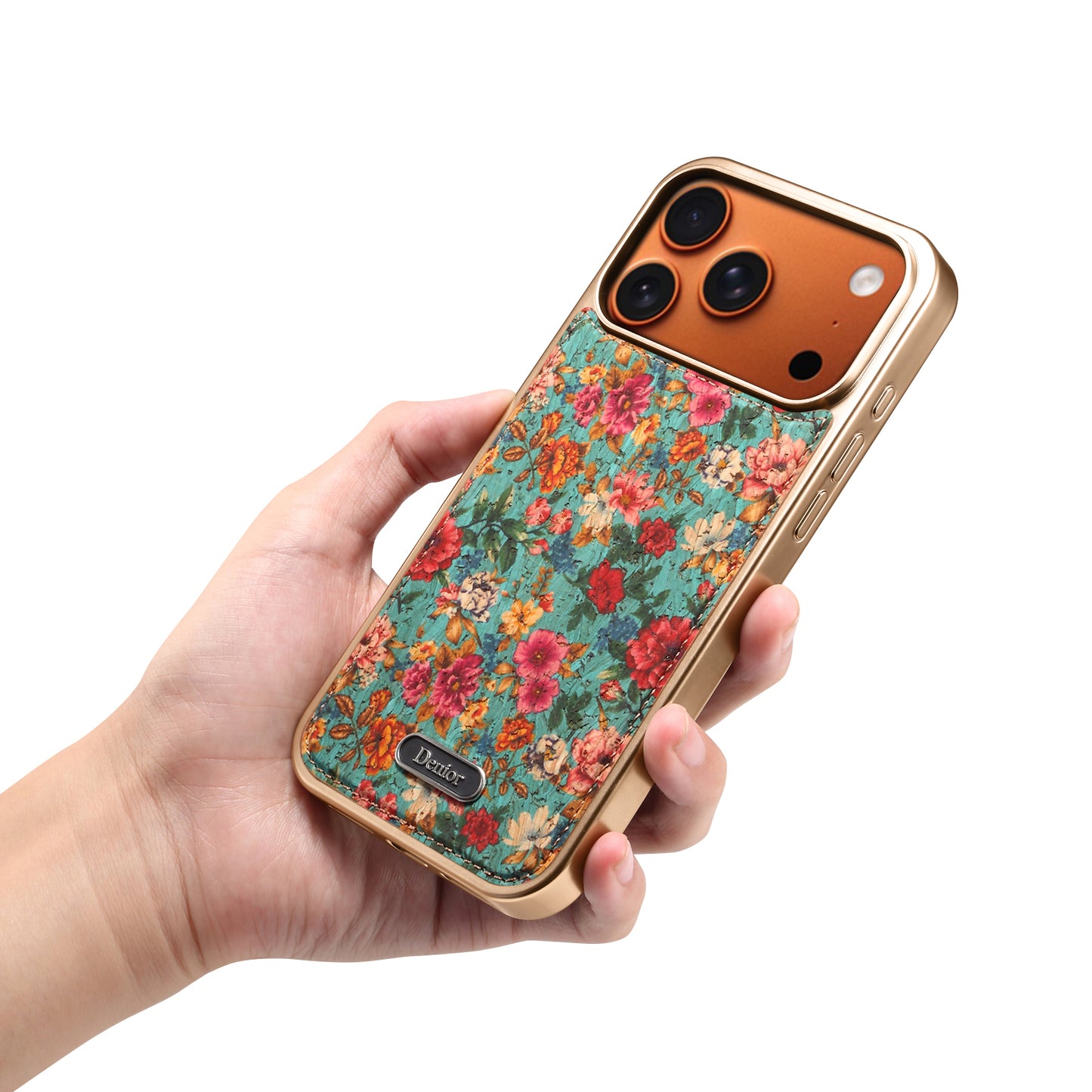 Butterfly Printed Magnetic Electroplated Phone Case