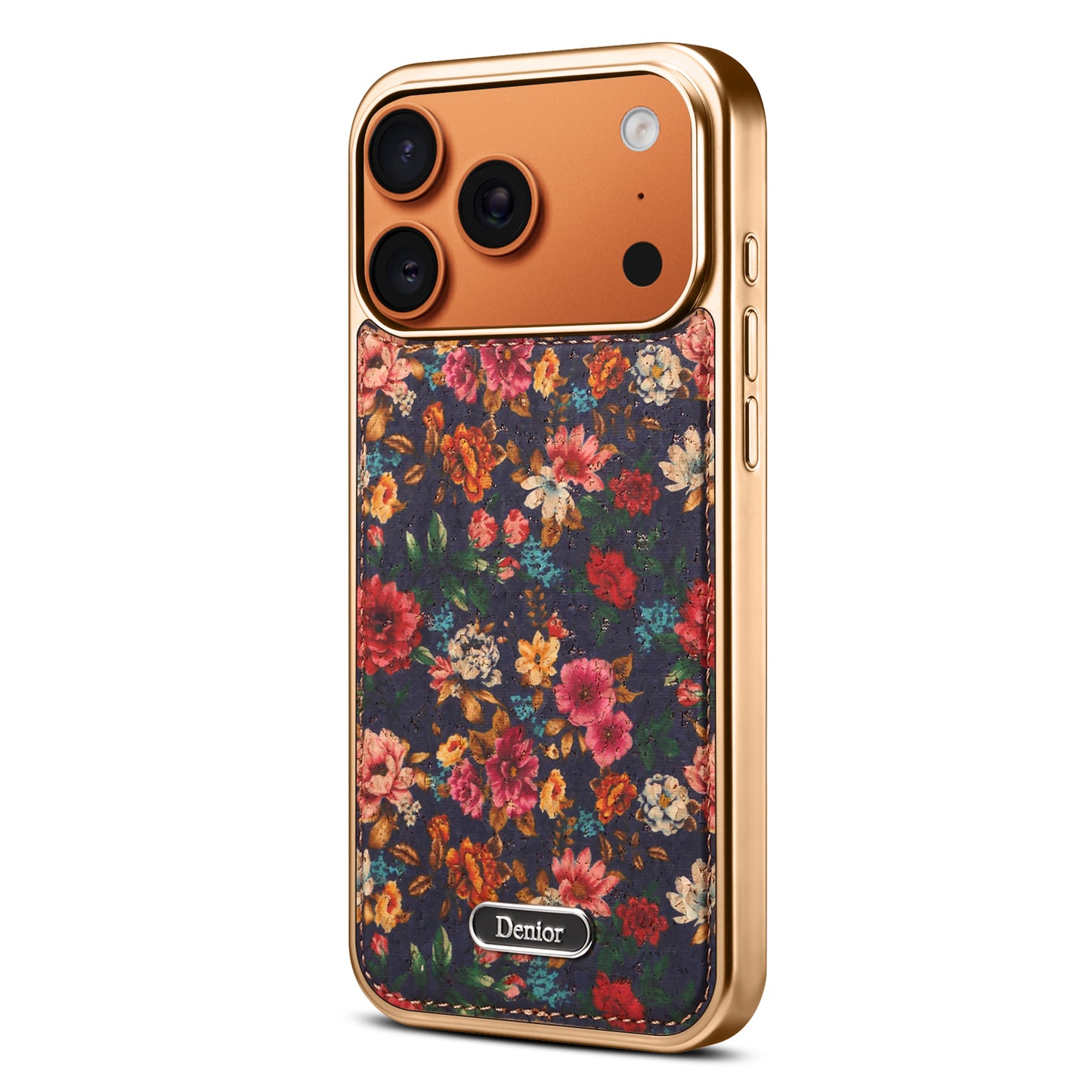 Butterfly Printed Magnetic Electroplated Phone Case