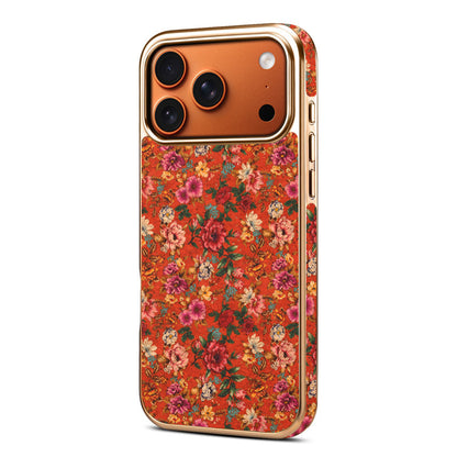 Floral Butterfly Electroplated Phone Case