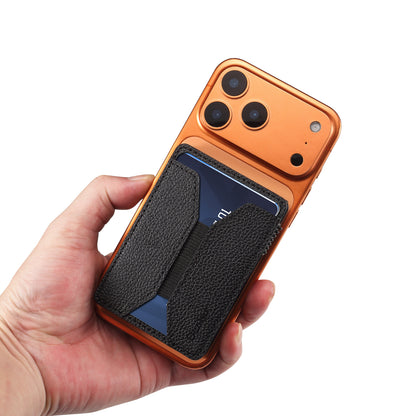 Elastic PU Leather Wallet - Lychee Pattern