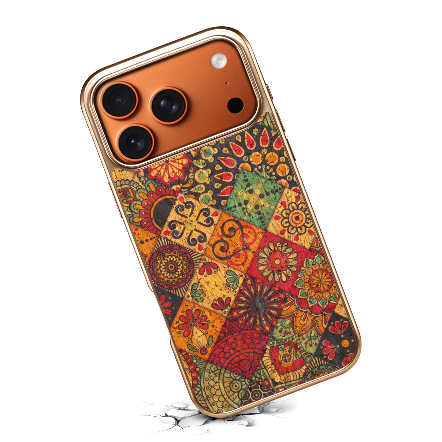 Floral Butterfly Electroplated Phone Case