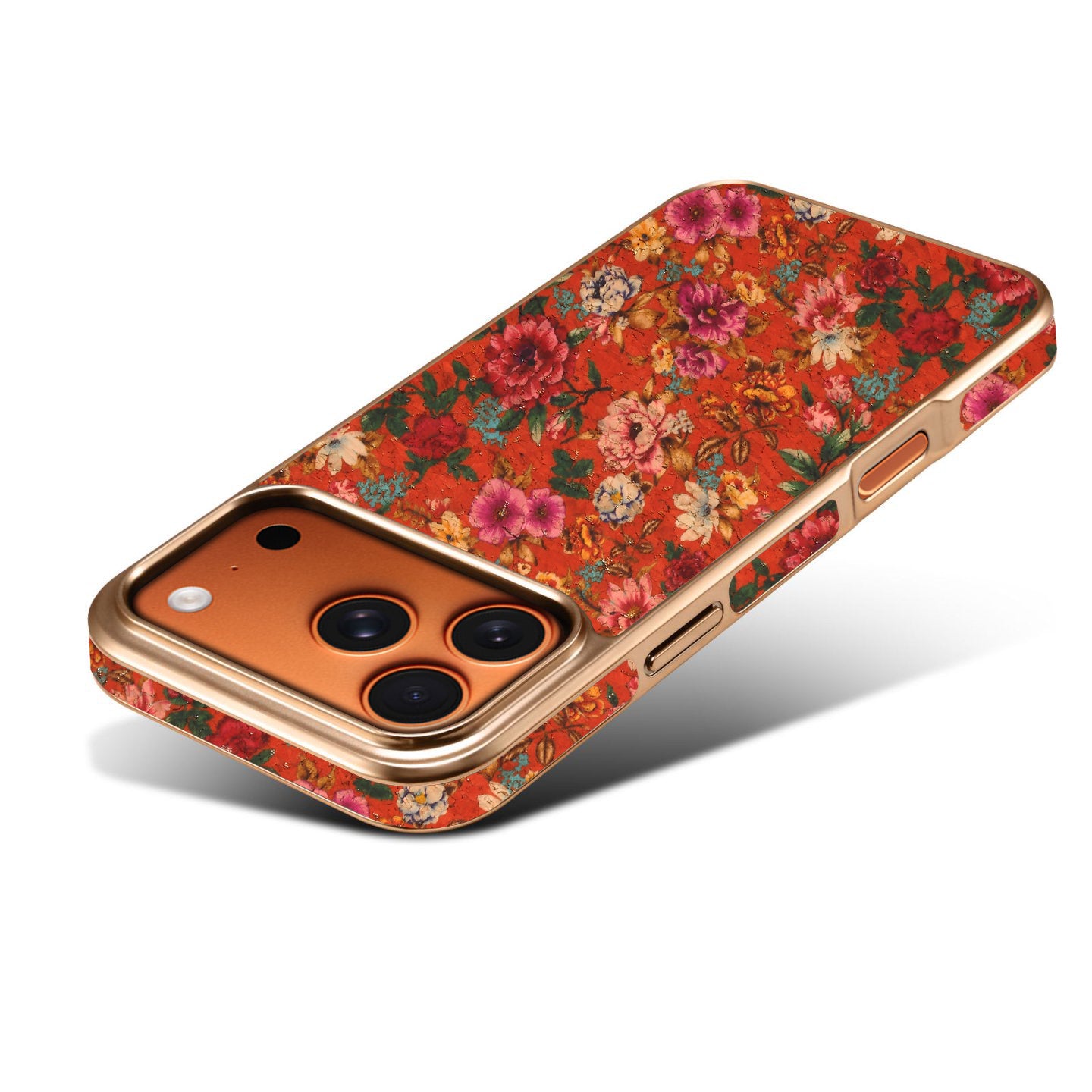 Floral Butterfly Electroplated Phone Case