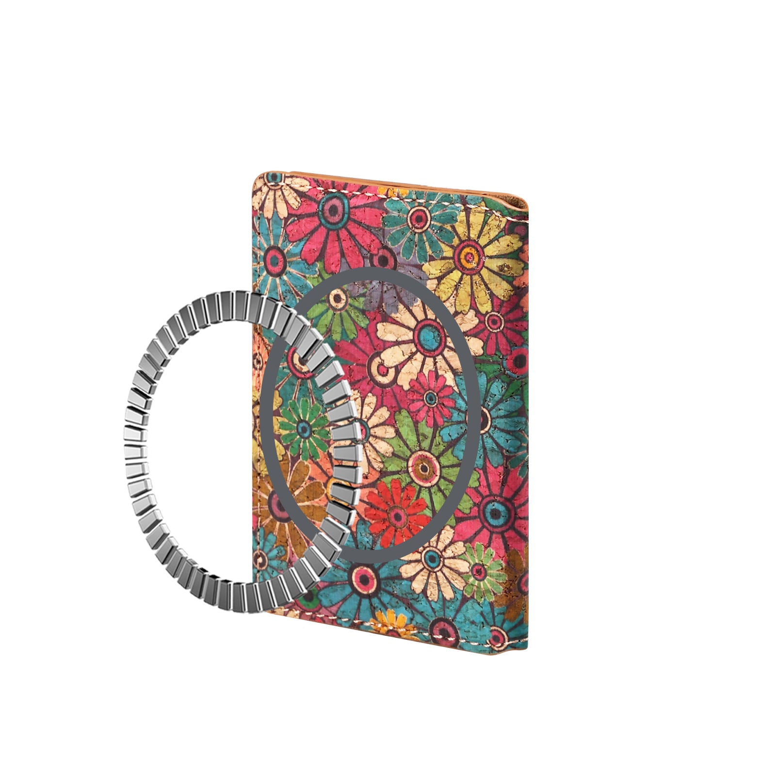 Magnetic Cork Material Ultra-Thin Credit Card Bag（Green）