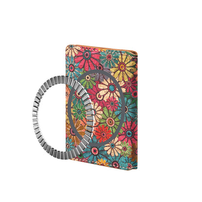Magnetic Cork Material Ultra-Thin Credit Card Bag（Green）