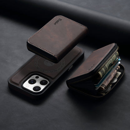 iPhone Series 2IN1 Magnetic Case & RFID Card Bag（Brown）