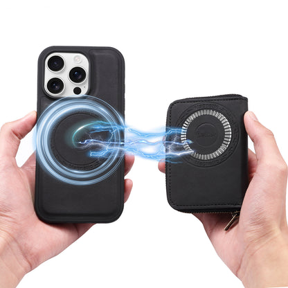 iPhone Series 2IN1 Magnetic Case & RFID Card Bag（Black）