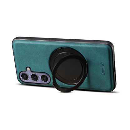 PU Skin‑Feel Texture Rotating Magnetic Phone Case (For Samsung)