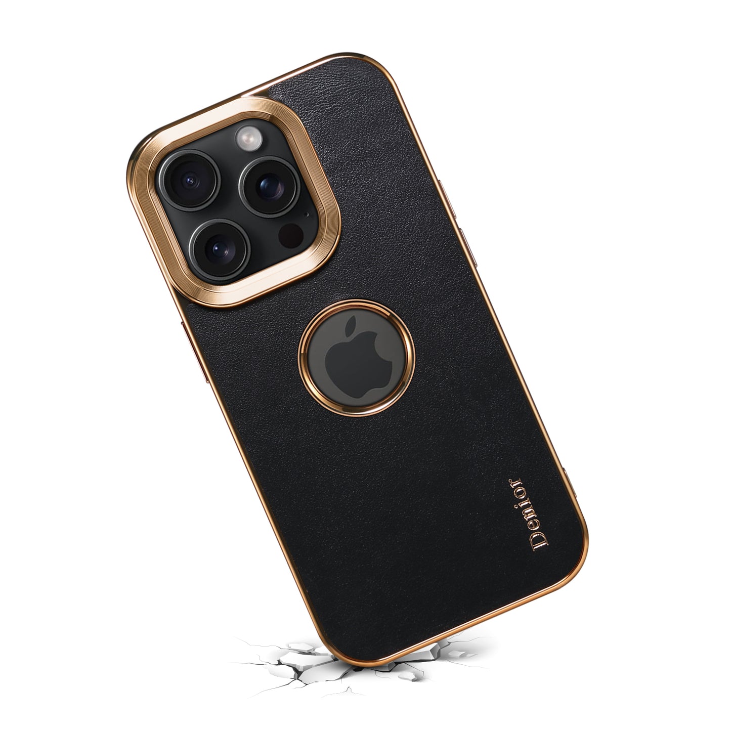 Fragrant Calfskin Electroplated Phone Case