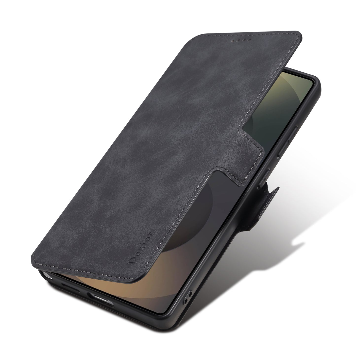 PU Retro Faux Leather Magnetic Wallet Phone Case (For Samsung)