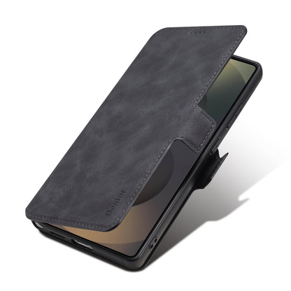 PU Retro Faux Leather Magnetic Wallet Phone Case (For Samsung)