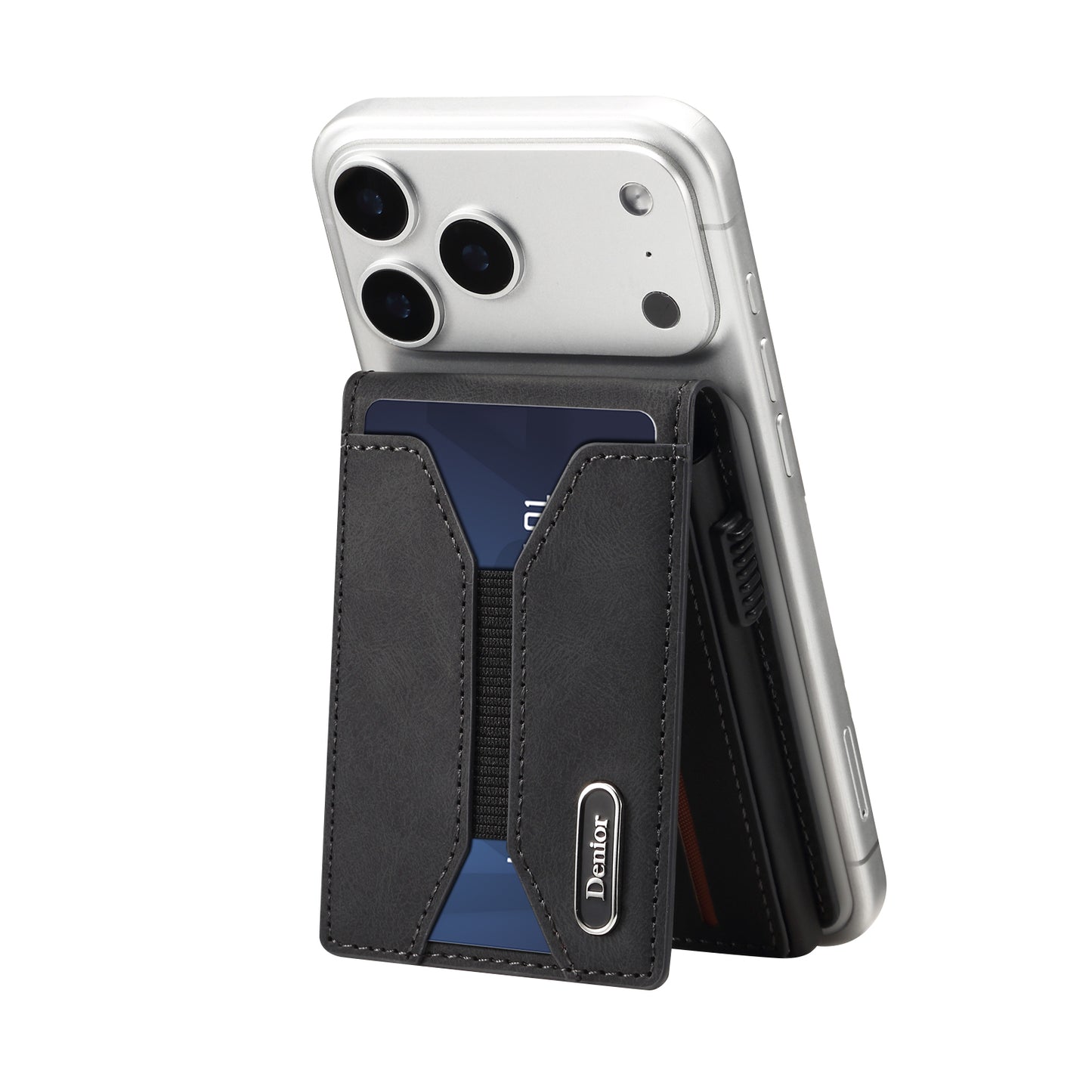 PU Skin-Feel Elastic Card Case