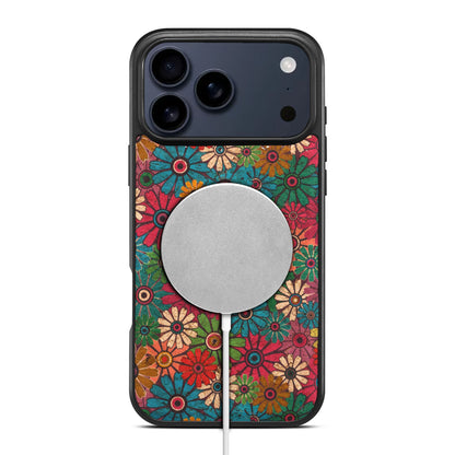 Cork Floral Magnetic Phone Case
