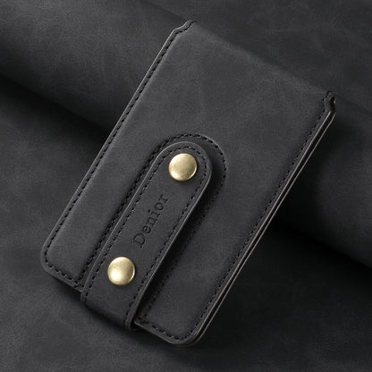 Bifold Vertical PU Leather Mag Wallet - Clasp