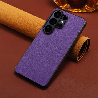 PU Faux Leather Litchi Texture Phone Case Back Cover (For Samsung)
