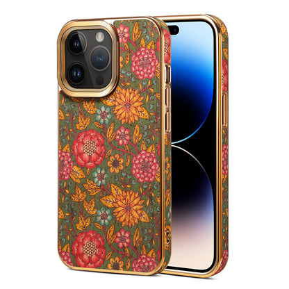 Floral Electroplated Phone Case