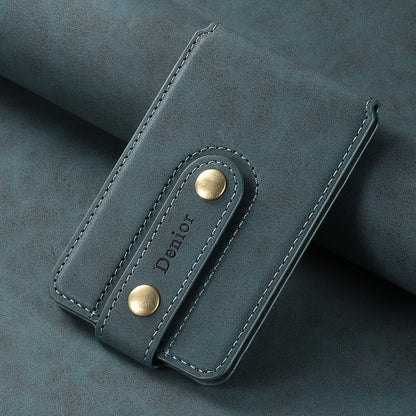Bifold Vertical PU Leather Mag Wallet - Clasp