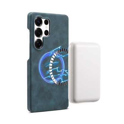 PU Retro Faux Leather PC Magnetic Phone Case (For Samsung)