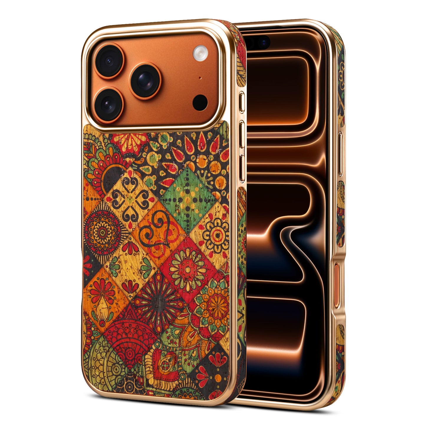 Floral Butterfly Electroplated Phone Case