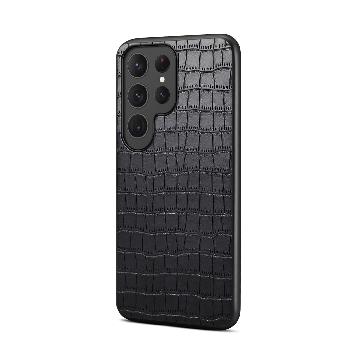PU Faux Leather Crocodile Texture Phone Case Back Cover (For Samsung)