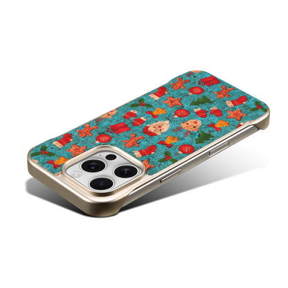 Floral Pattern Cork Borderless Magnetic Phone Case