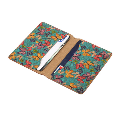 Cork Printed Magnetic Card Holder
