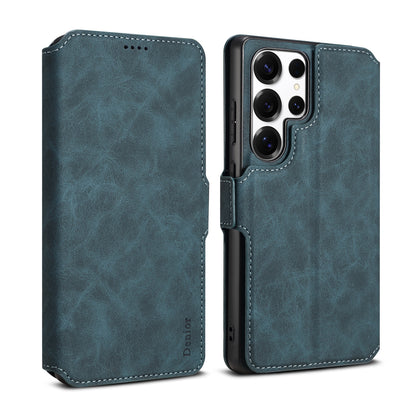 PU Retro Faux Leather Magnetic Wallet Phone Case (For Samsung)