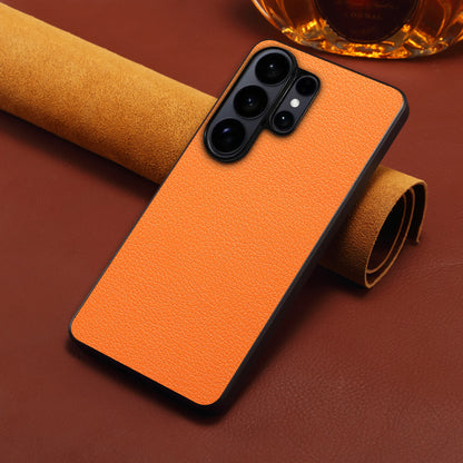 PU Faux Leather Litchi Texture Phone Case Back Cover (For Samsung)