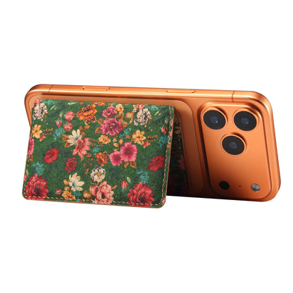 Cork Printed Magnetic Card Holder