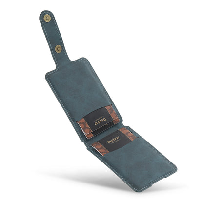 Bifold Vertical PU Leather Mag Wallet - Clasp