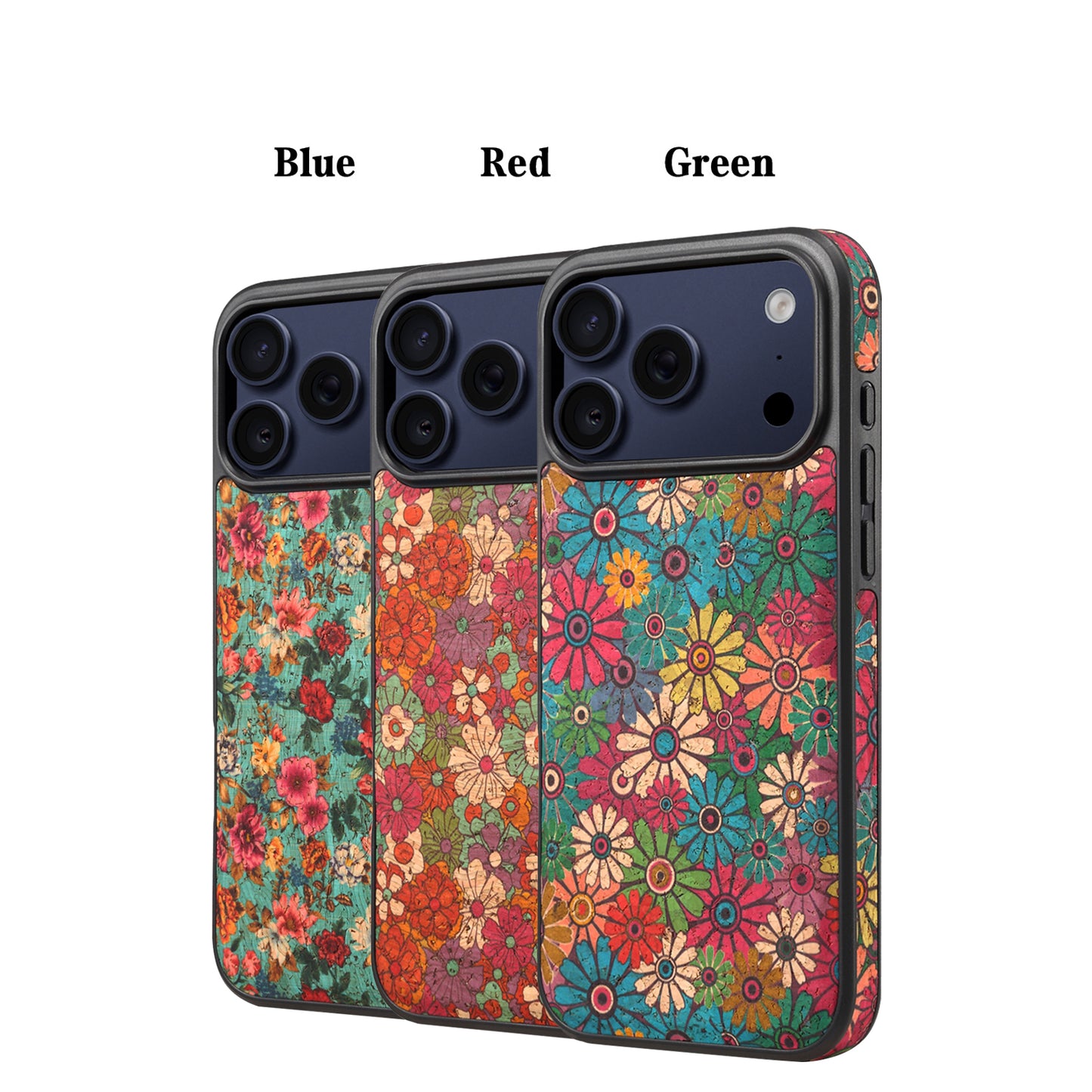 Cork Floral Magnetic Phone Case