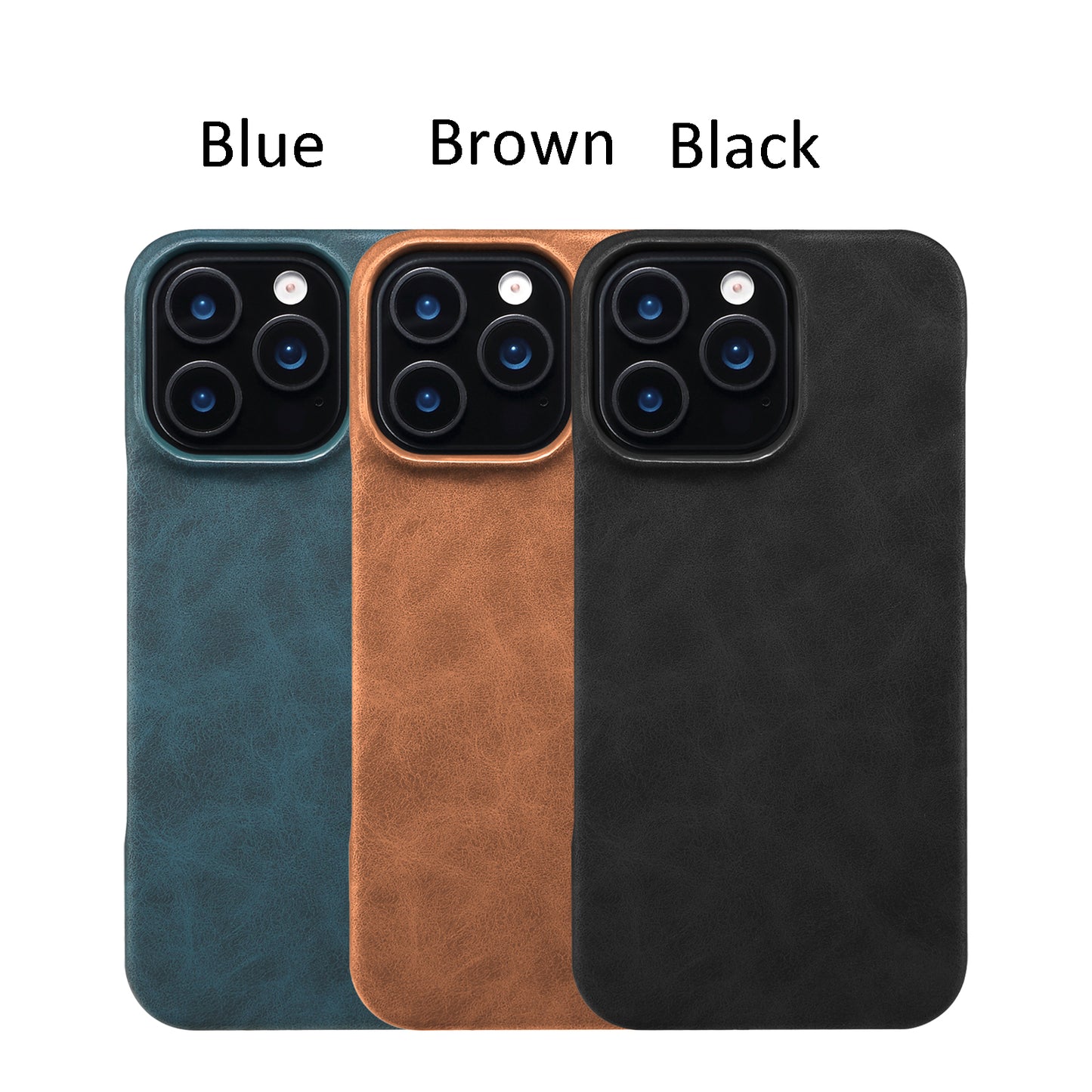 PU Retro Faux Leather Texture Magnetic Phone Case