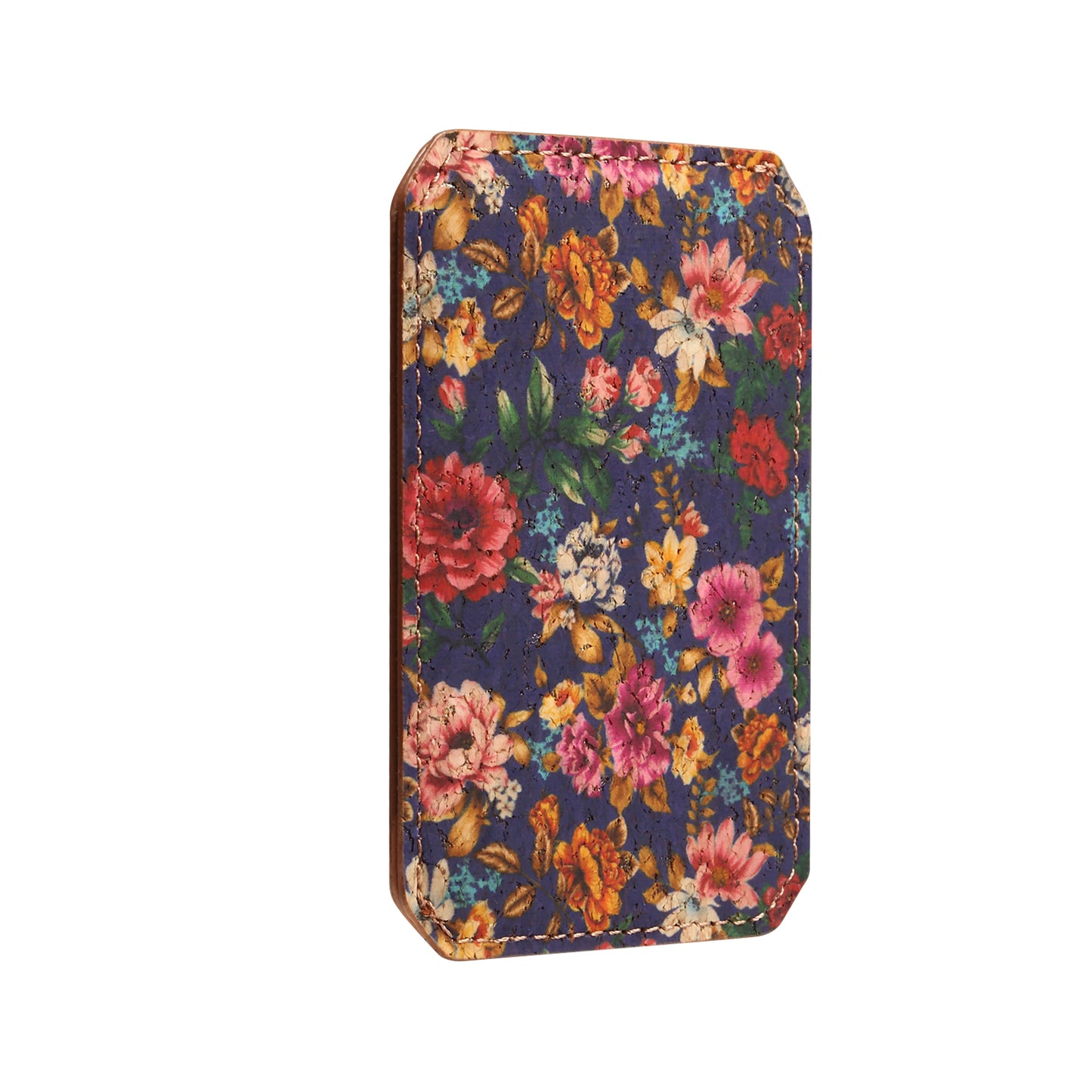 PU Faux Leather Lychee Texture Magnetic Card Holder