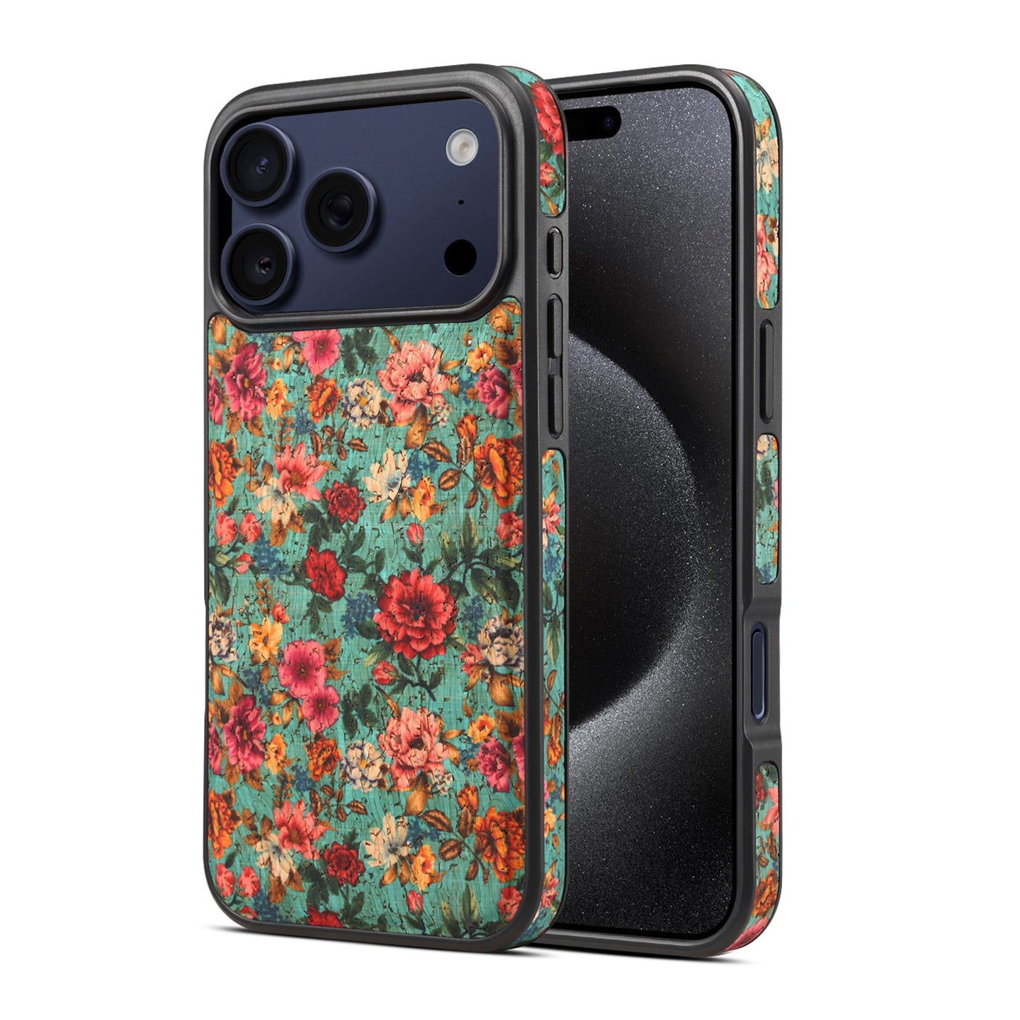 Cork Floral Magnetic Phone Case