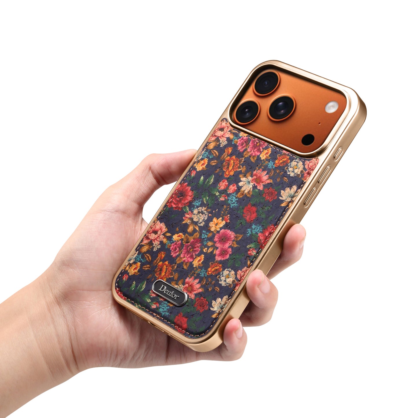 Butterfly Printed Magnetic Electroplated Phone Case